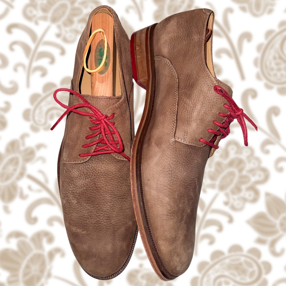Vintage Cole Haan Leather Dress Shoes | 10.5 | Brown Suede Derby Colton Oxfords